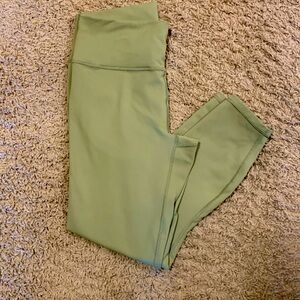 Fabletics Powerhold Light Green Leggings 7/8”